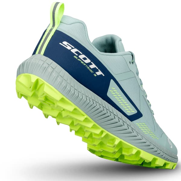 SCOTT W S SUPERTRAC 3 FRESH GREEN METAL BLUE Trail running shoes