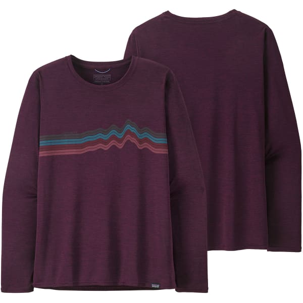 PATAGONIA W S L S CAP COOL DAILY GRAPHIC SHIRT RIDGE RISE STRIPE