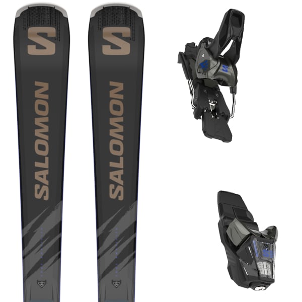 SALOMON-S/MAX 10 XT + M12 GW Unicolore - Alpine ski set SALOMON-S/MAX 10 XT + M12 GW Unicolore - Alpine ski set