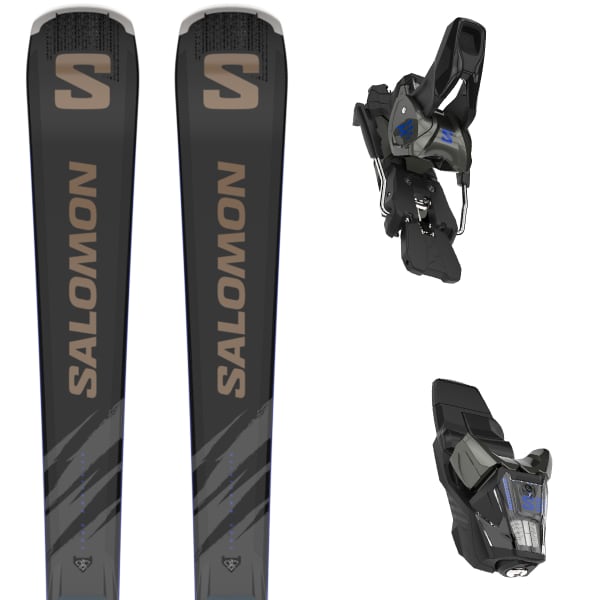 SALOMON-S/MAX 10 XT + M12 GW Unicolore - Alpine ski set