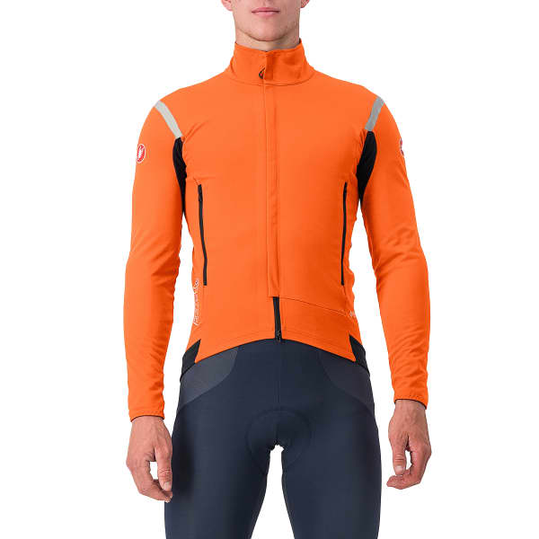Castelli orange jacket shop