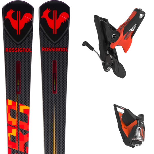 ROSSIGNOL-HERO MASTER LT R22 + SPX 12 ROCKERACE ROCKERACE HOT RED 