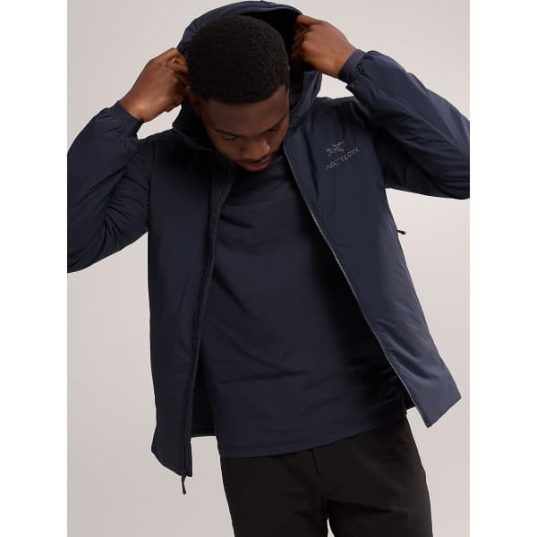ARC'TERYX-ATOM HOODY M BLACK SAPPHIRE - Hiking down jacket ARC'TERYX-ATOM HOODY M BLACK SAPPHIRE - Hiking down jacket
