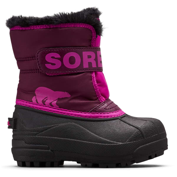 SOREL CHILDRENS SNOW COMMANDER PURPLE DAHLIA 24