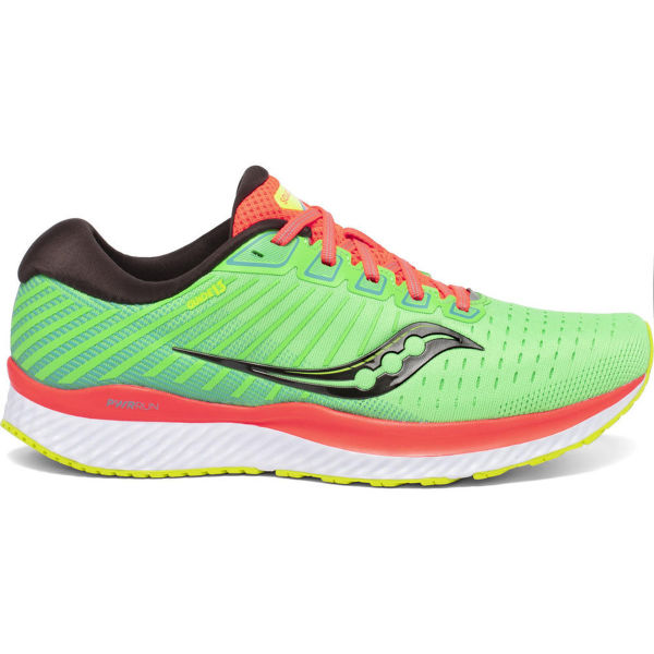 SAUCONY Chaussure running Guide 13 Green Mutant Homme Vert/Orange/Jaune taille \