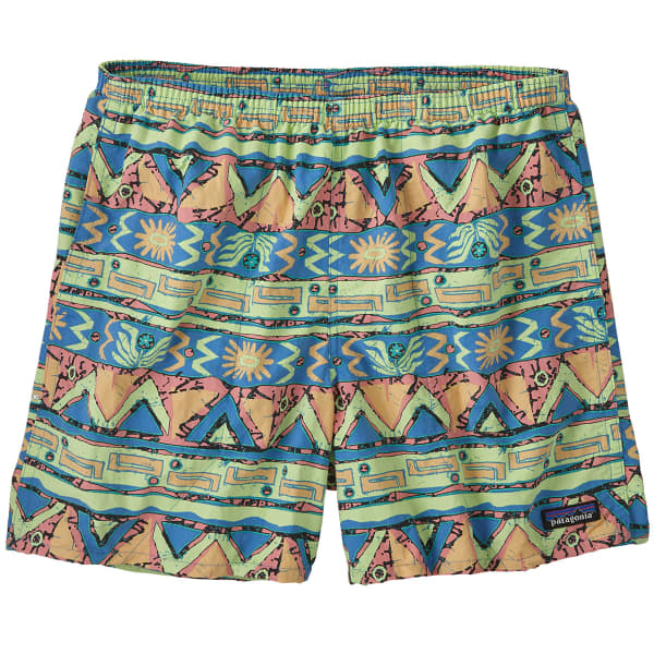 PATAGONIA-M'S BAGGIES SHORTS 5 IN HIGH HIGH HOPES GEO : SALAMANDER 