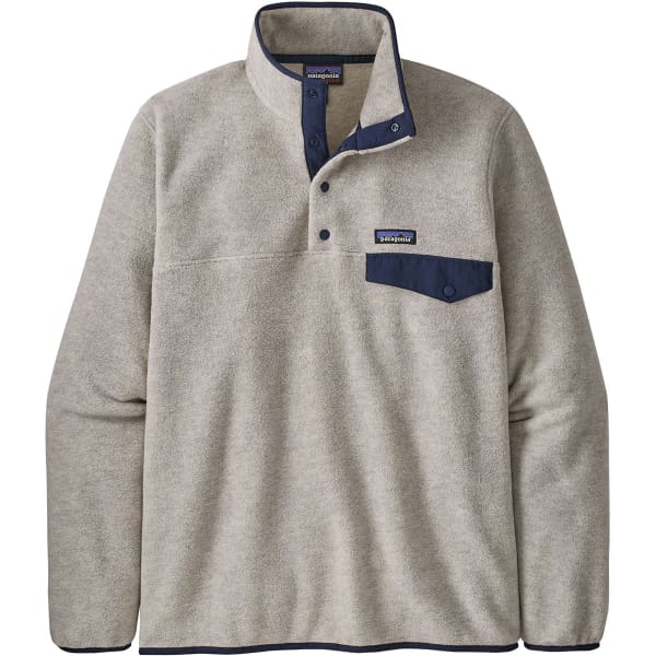 PATAGONIA M S LW SYNCH SNAP T P O OATMEAL HEATHER Fleece sweatshirt