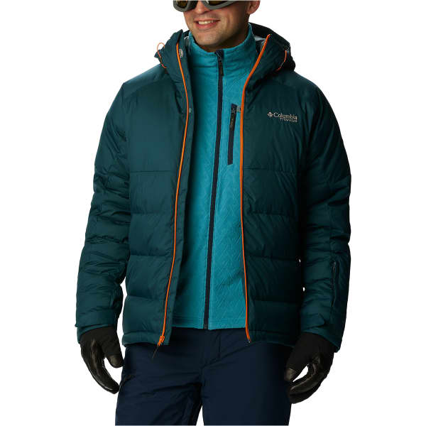 Columbia men's lone fir 650 turbodown hooded jacket review on sale