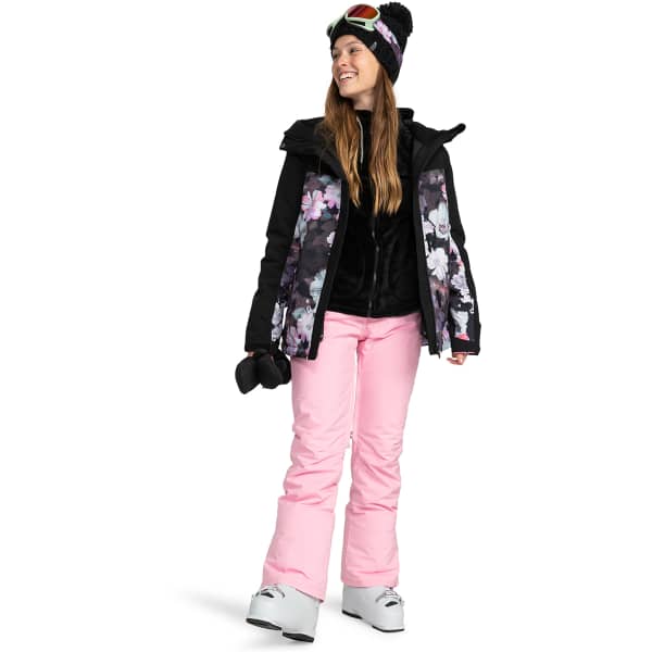 ROXY-GALAXY SNJT TRUE BLACK BLURRY FLOWER - Ski jacket