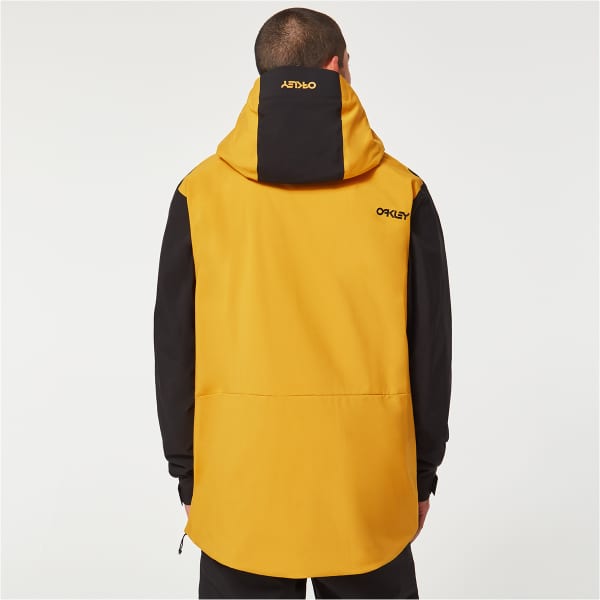 OAKLEY-TNP TBT INSULATED ANORAK AMBER YELLOW/BLACKOUT - Ski jacket