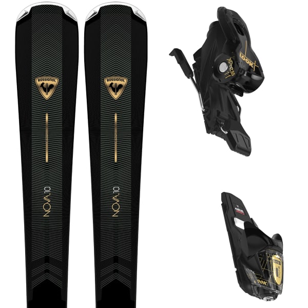 ROSSIGNOL-NOVA 10 + XPRESS W 11 GW B83 BLACK - Alpine ski set
