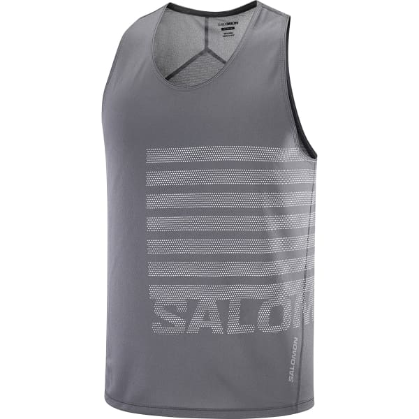 【SALOMON】 Sense Aero Singlet GFX /追跡付 LC2188100-W-Salomon-