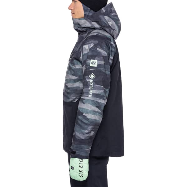 686-GRTX HYDRA DOWN THERMAGRAPH JKT GBL GRN WTLND CMO CLRBLK