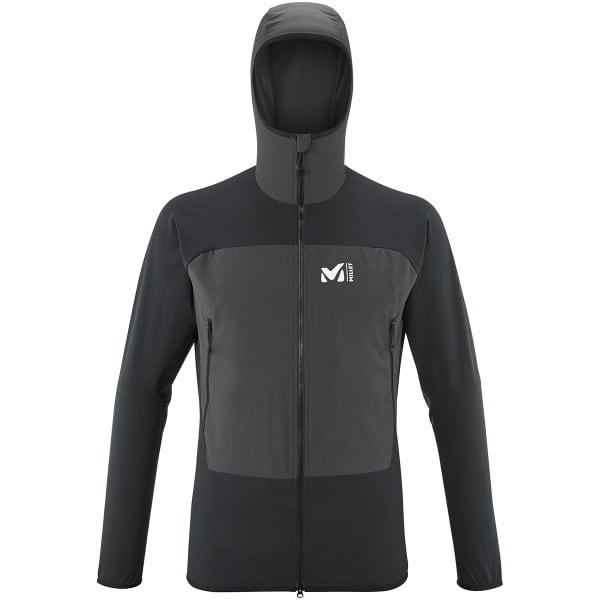MILLET-FUSION XCS HOODIE M NOIR/DARK GREY Softshell randonnée