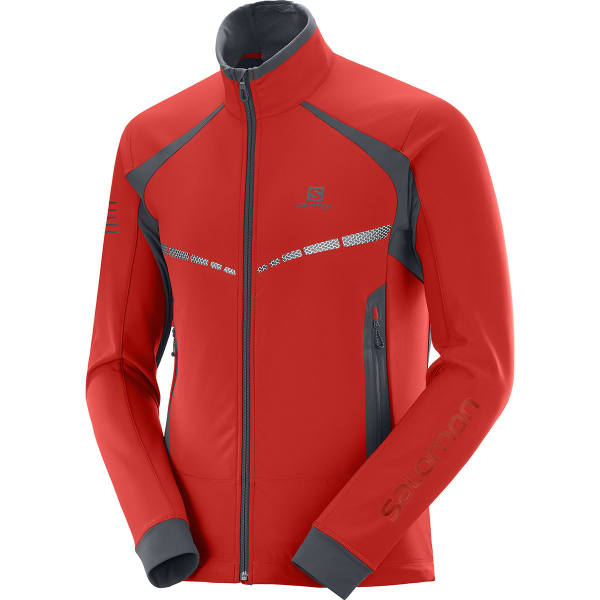 SALOMON RS WARM SOFTSHELL JKT M Unicolore Langlaufjacke