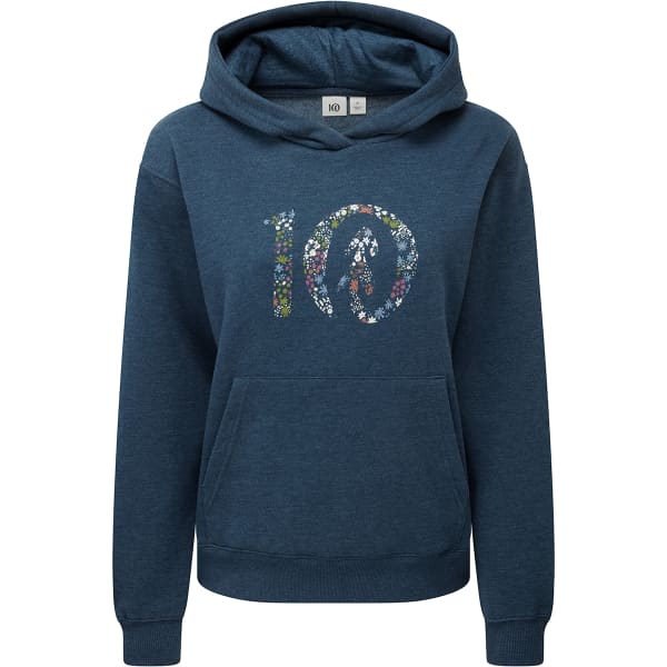 TENTREE W WILDFIELDS TEN HOODIE MOONLIT OCEAN HEATHER 22