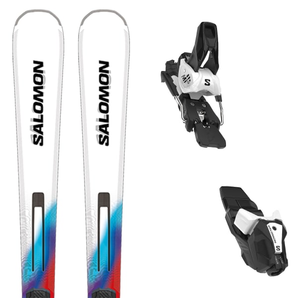 SALOMON ADDIKT   MI12 GW WHITE/NEONBL/RED Skiset