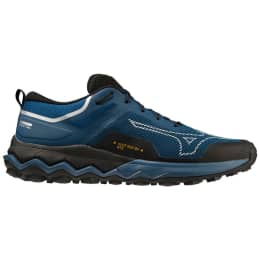 MIZUNO-WAVE IBUKI 4 GORE-TEX BLUE OPAL/BLACK/ZINNIA - Trail running shoes