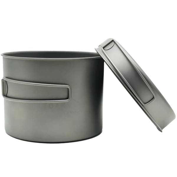 TOAKS-TITANIUM 1300ML POT WITH PAN STAINLESS STEEL - Camp cookware