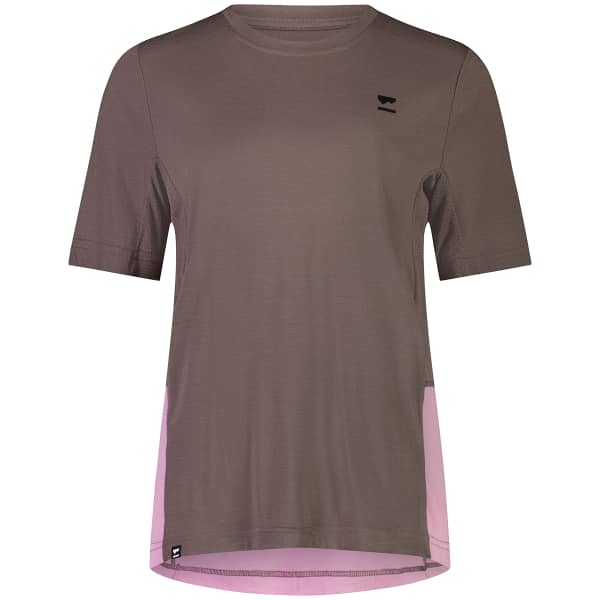 MONS ROYALE TARN MERINO SHIFT TEE W POP PINK IRON 24