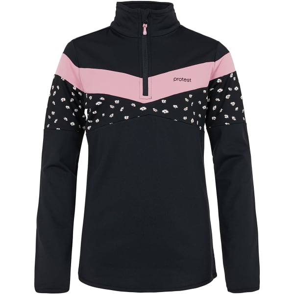 protest prtcedark jr 1/4 zip top - noir - taille 6 ans 2024