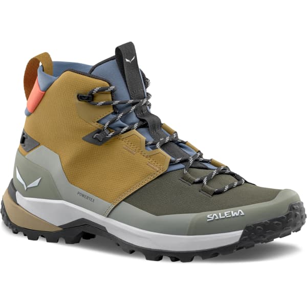 SALEWA PUEZ MID PTX GOLDEN BROWN/SHADOW - Mid-rise hiking boot