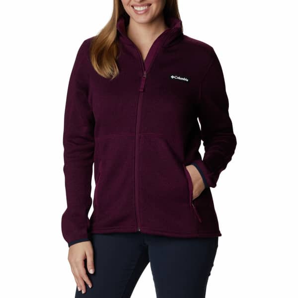 Long columbia fleece jacket discount