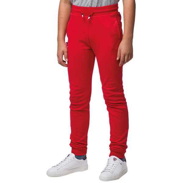 Boys red jogging bottoms best sale