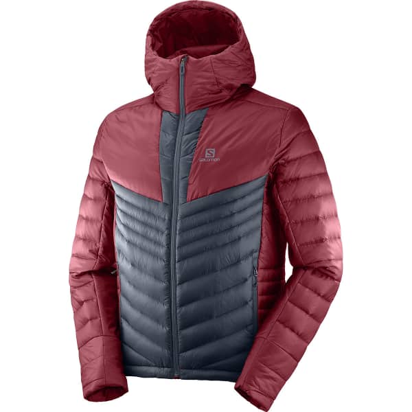 SALOMON HALOES DOWN HOODIE M BIKING RED EBONY 21