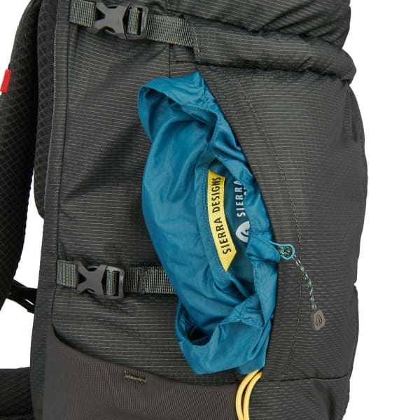 SIERRA DESIGNS-FLEX HIKE 20L-30L PEAT/FIERY RED Hiking backpack - Main Image