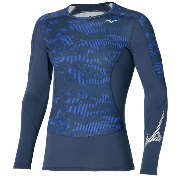 MIZUNO VIRTUAL BODY G3 CREW SHIRT SURF BLUE Camiseta t rmica