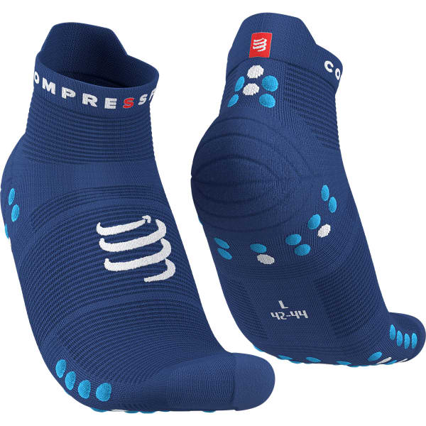 Compressport Pro Racing V4.0 - Azul - Calcetines Running Hombre