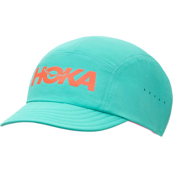 HOKA ONE ONE PACKABLE TRAIL HAT ELECTRIC AQUA Trail running cap