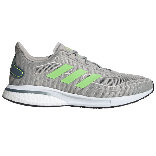 ADIDAS Chaussure running Supernova M Metal Grey / Signal Green / Silver Metallic Homme Gris/Vert taille \