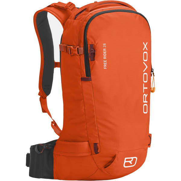 ORTOVOX-FREE RIDER 28 HOT ORANGE - Mochila esquí