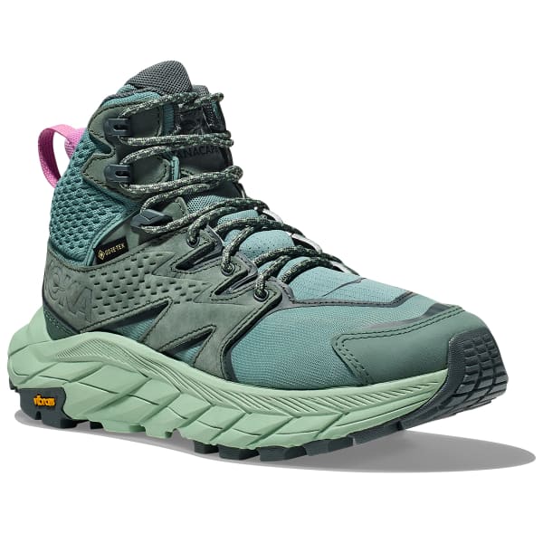 HOKA ONE ONE-W ANACAPA MID GORE-TEX TRELLIS / MIST GREEN