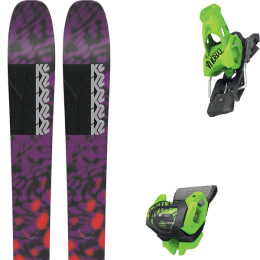 Pack ski K2 K2 MINDBENDER 99TI W  + TYROLIA ATTACK² 13 GW W/O BRAKE [A] GREEN - Ekosport