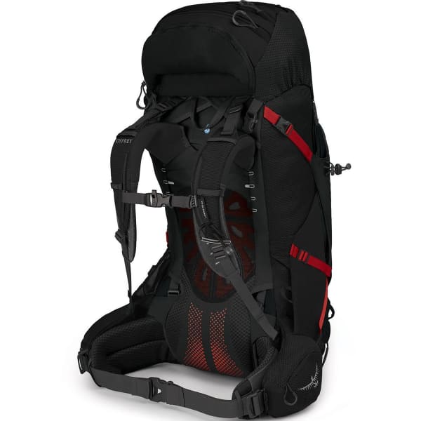 Sac à Dos Randonnée Osprey Aether Plus 60 – Homme, Noir, Neuf, Pour Les Grands Voyages