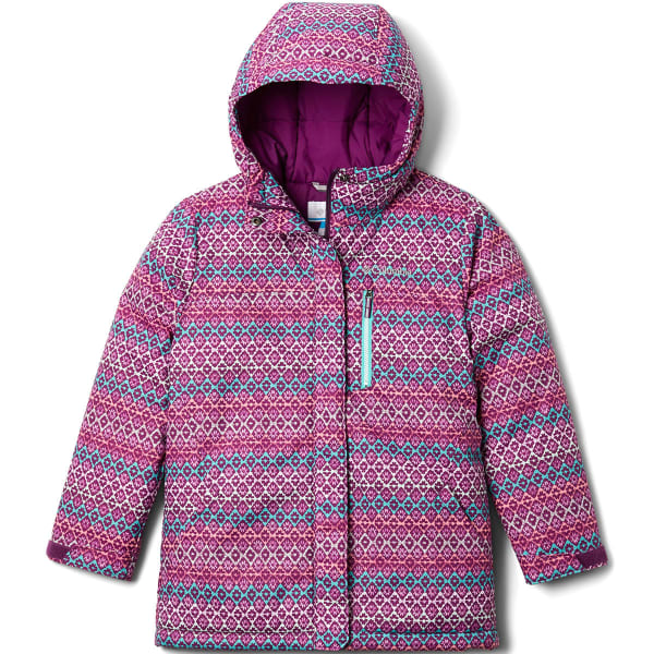 COLUMBIA ALPINE FREE FALL II JACKET JR PLUM DIAMOND Ski jacket