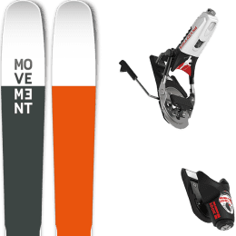Pack ski MOVEMENT MOVEMENT GO 115 REVERSE TI + LOOK PIVOT 15 GW B115 H HARLAUT - Ekosport