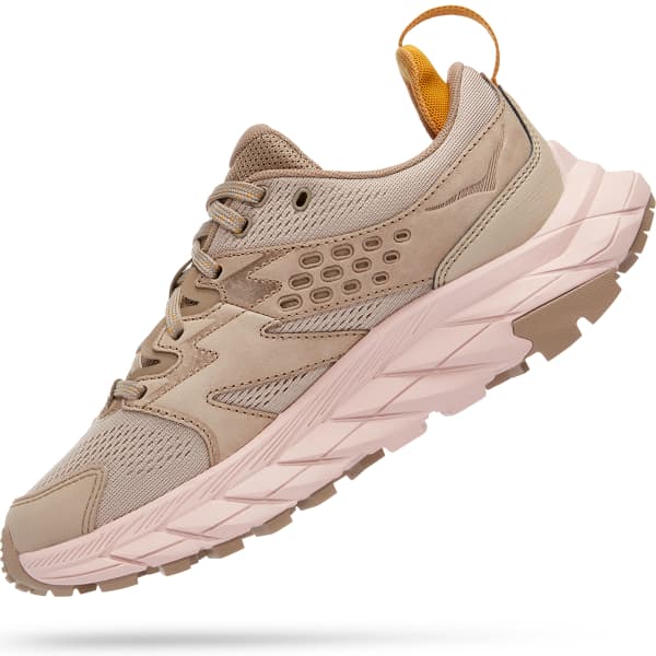 HOKA ONE ONE-W ANACAPA BREEZE LOW OXFORD TAN/PEACH WHIP