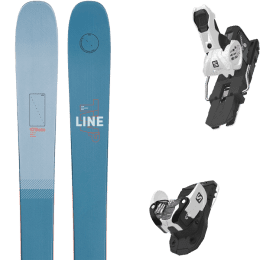 Pack ski alpin LINE LINE TOM WALLISCH PRO  + SALOMON WARDEN MNC 13 N WHITE/BLACK - Ekosport