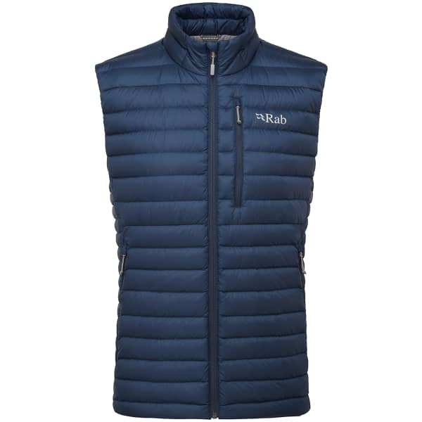 RAB-MICROLIGHT VEST TEMPEST BLUE Hiking down jacket