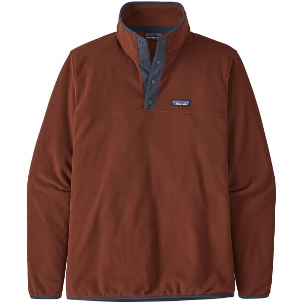 PATAGONIA M S MICRO D SNAP T P O FOX RED Hiking fleece sweatshirt