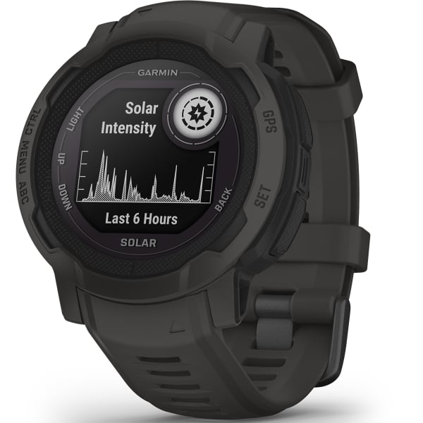 GARMIN-INSTINCT 2 SOLAR GRAPHITE - Cardio GPS watch