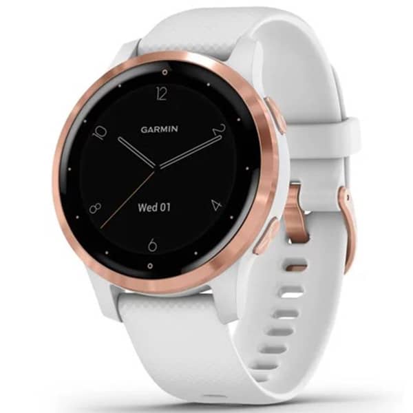 GARMIN VIVOACTIVE 4S WHITE ROSE GOLD SFS195 Cardio et GPS