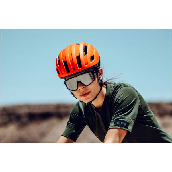 Orange cycling helmet shop
