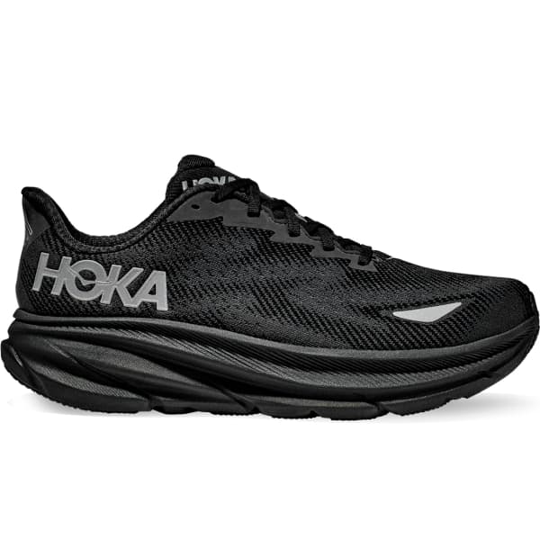 HOKA ONE ONE-CLIFTON 9 GORE-TEX BLACK / BLACK - Hardloopschoenen