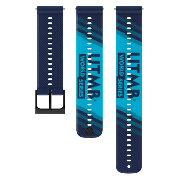 SUUNTO 22MM ATHLETIC 6 SILICONE STRAP UTMB WS NBLUE S M 24 Unicolore Watch accessory