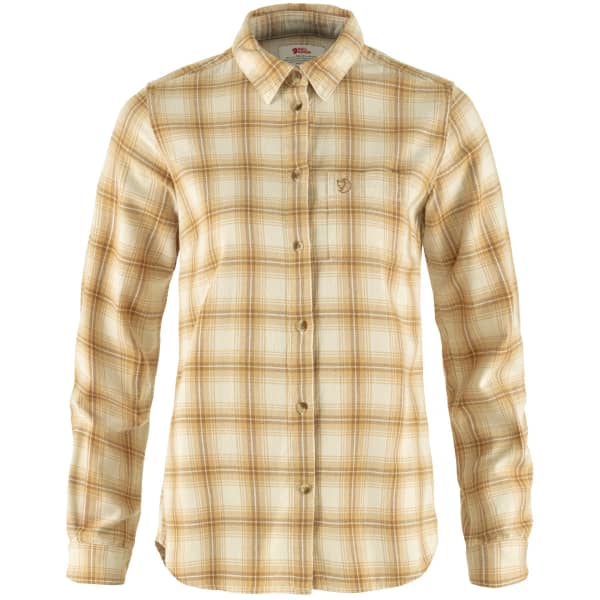 FJALLRAVEN FJ LLR VEN VIK FLANNEL SHIRT W CHALK WHITE DUNE BEIGE